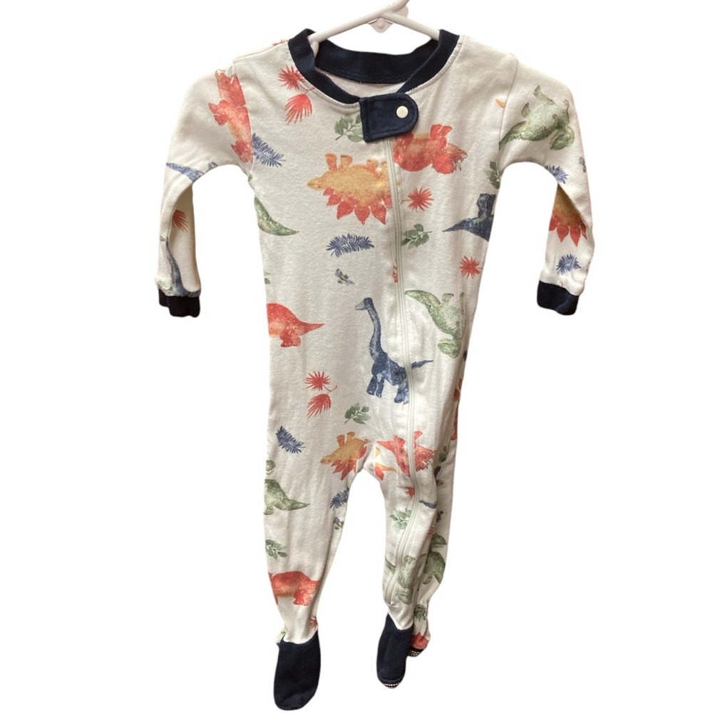 Burt’s Bees Baby Dinosaurs Organic Cotton Baby Footie Sleeper 3-6 Months